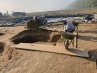 Археологи в Хорватии нашли римскую колесницу с лошадьми