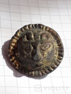 Сбруйная или седельная накладка ЛЕВ КР 11-12 век.