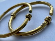 Пара позолоченных браслетов (Византия)