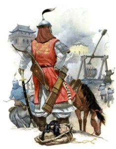 Монгольский  офицер тяжелой кавалерии в Китае 1210-1276 г