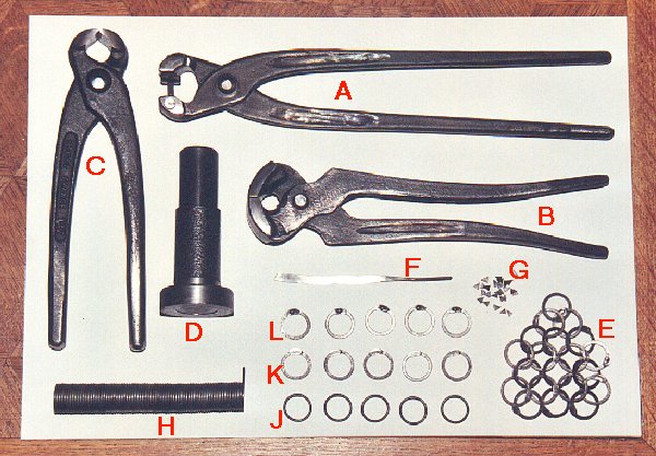 Иструменты для изготовления кольчуги