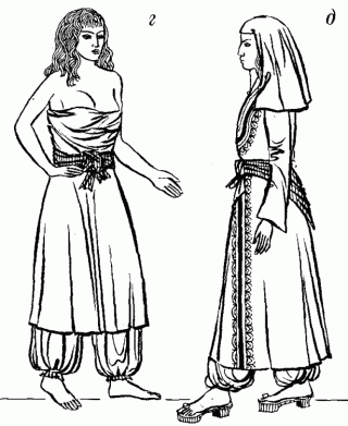 східні жіночі костюми