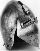 бацинет-клапвизор 14 век