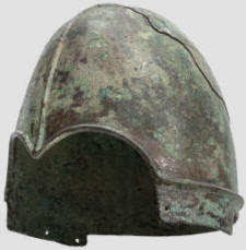 китайский бронзовый шлем
