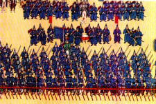 китайские мушкетеры периода династии Цинь