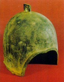 ранний бронзовый китайский шлем
