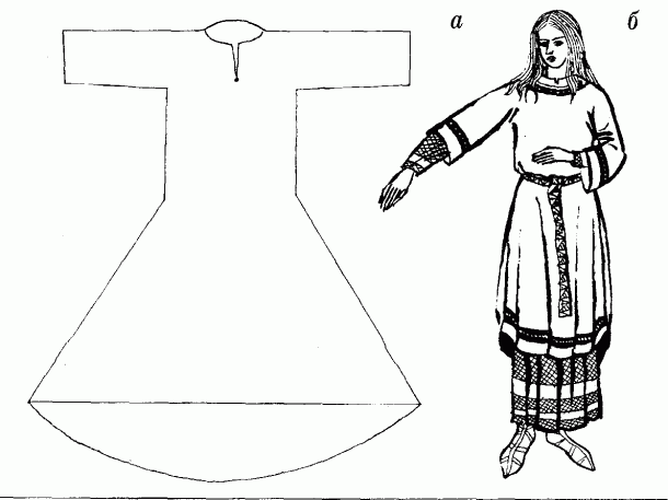 ранньсередньовічний жіночий одяг