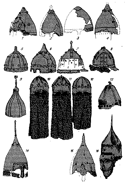 Шлемы монгольского времени