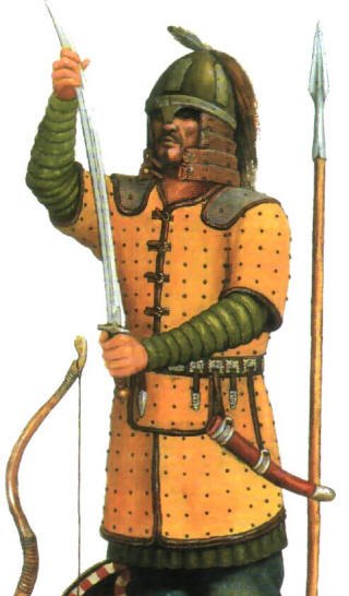 киригиз-воин 13-14 век