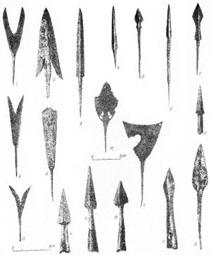 древнерусские наконечники стрел