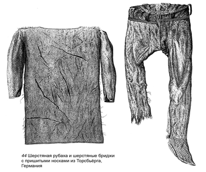 одежда викинга из раскопок