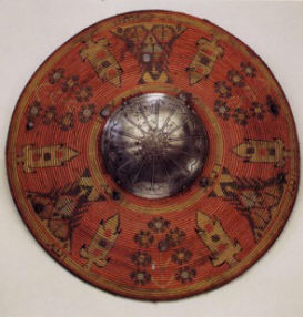 турецкий плетеный щит