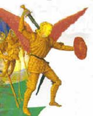 меч і баклер, средньовічний малюнок, фреска, фехтвання, крила, крилля