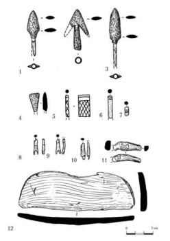 наконечники и древки стрел