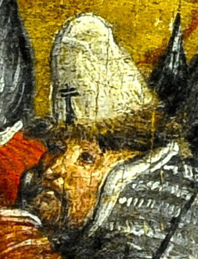 Шапка, фрагмент полотна «Битва под Оршей». 1530- е гг.