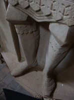 Рыцарский пояс + латные ноги, вторая половина 14 века