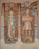 Надробие рыцаря и дамы, нач.15 века