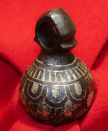Древнеруский кистень ташуированый сереряной проволокой, первая половина 13 века