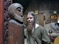 Обитатели дома музея викингов