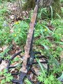 Скифский боевой нож, находка в лесу
