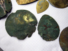 Дискообразное и щитообразное украшения коня «фаллары», 8-9 в. н. э. Хазарский каганат.