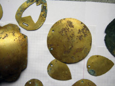Позолоченный диск «фаллар» - украшение коня, 8-9 в. н. э. Хазарский каганат.