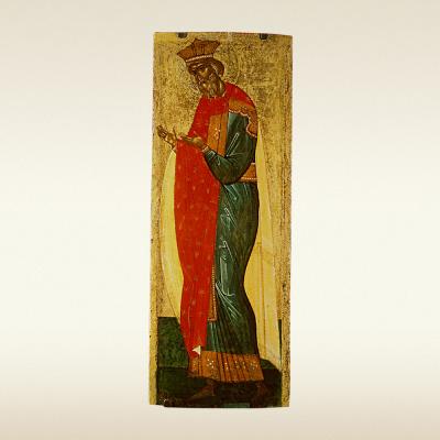 Икона Святой князь Владимир из деисусного чина. Первая треть XV века