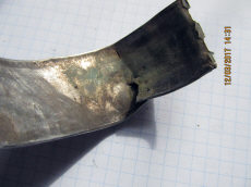 Створка древнерусского ювелирононо серебряного наруча