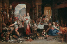 Интерьер кухни из притчи о пире, 1605