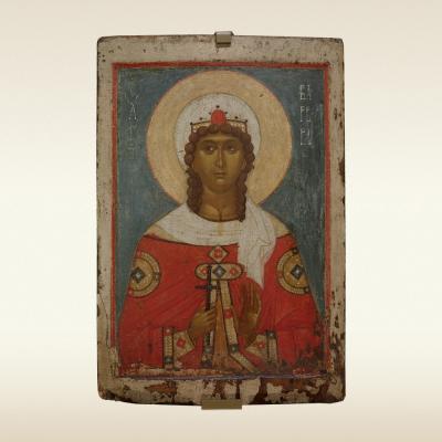 Икона. Великомученица Варвара. 15 век