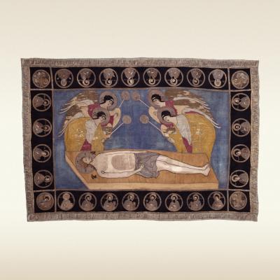 Плащаница. Христос во гробе, 15 век