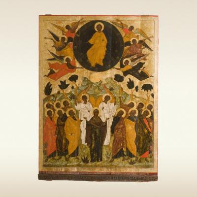 Икона: Вознесение, 16 век
