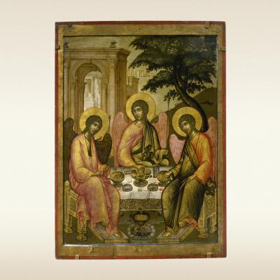 Икона: Святая Троица, 17 век