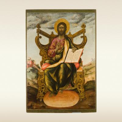 Икона: Христос Вседержитель на Престоле
