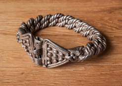 Серебряный древнерусско-литовский браслет