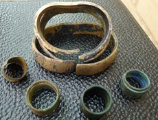Клад готландских бронзовых браслетов и перстней