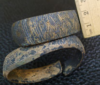 Находка раннесредневековых бронзовых браслетов на о. Готланд