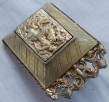 Серебряная пряга пшервоского пояса 16-17 века
