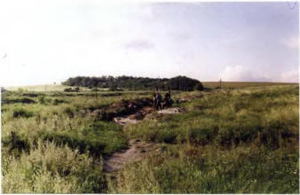 Могильник І. Вид на раскоп 11 с юга.