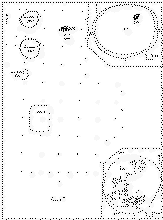 Сидоровское городище: 1 – раскоп 5, общий пиан; 2 — раскоп 7, хоз. яма 5; 3 – раскоп 7, хоз. яма 2.