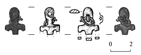 Находка антропоморфной фигурки из Засулья-Мгар