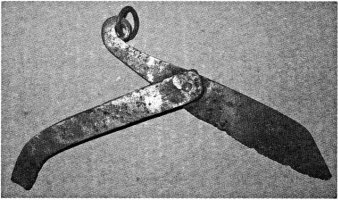 Складной нож-бритва, XIV-XVI в