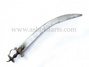 Массивный кривой индийский меч Тэга (Tegha)