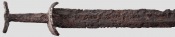 Франкский меч с серебряной инкрустацией 8-9 века