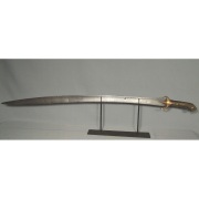  Редкий меч 17 века рукоятью характерной сабель карабела, но ятаганной формой клинка
