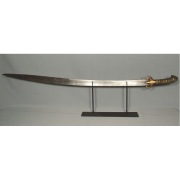  Редкий меч 17 века рукоятью характерной сабель карабела, но ятаганной формой клинка
