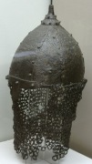 шлем Казазово представленный на выставке Сокровища Кубани, датирован 9 веком