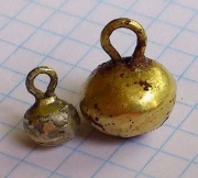 Серебряные позолоченные бубенчики Киевской Руси