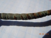 Биметаллическая (железо бронза) булавка предскифского времени