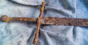 Полутораручный меч середины 15 века, По типологии Э. Окшотта относится к XX тип